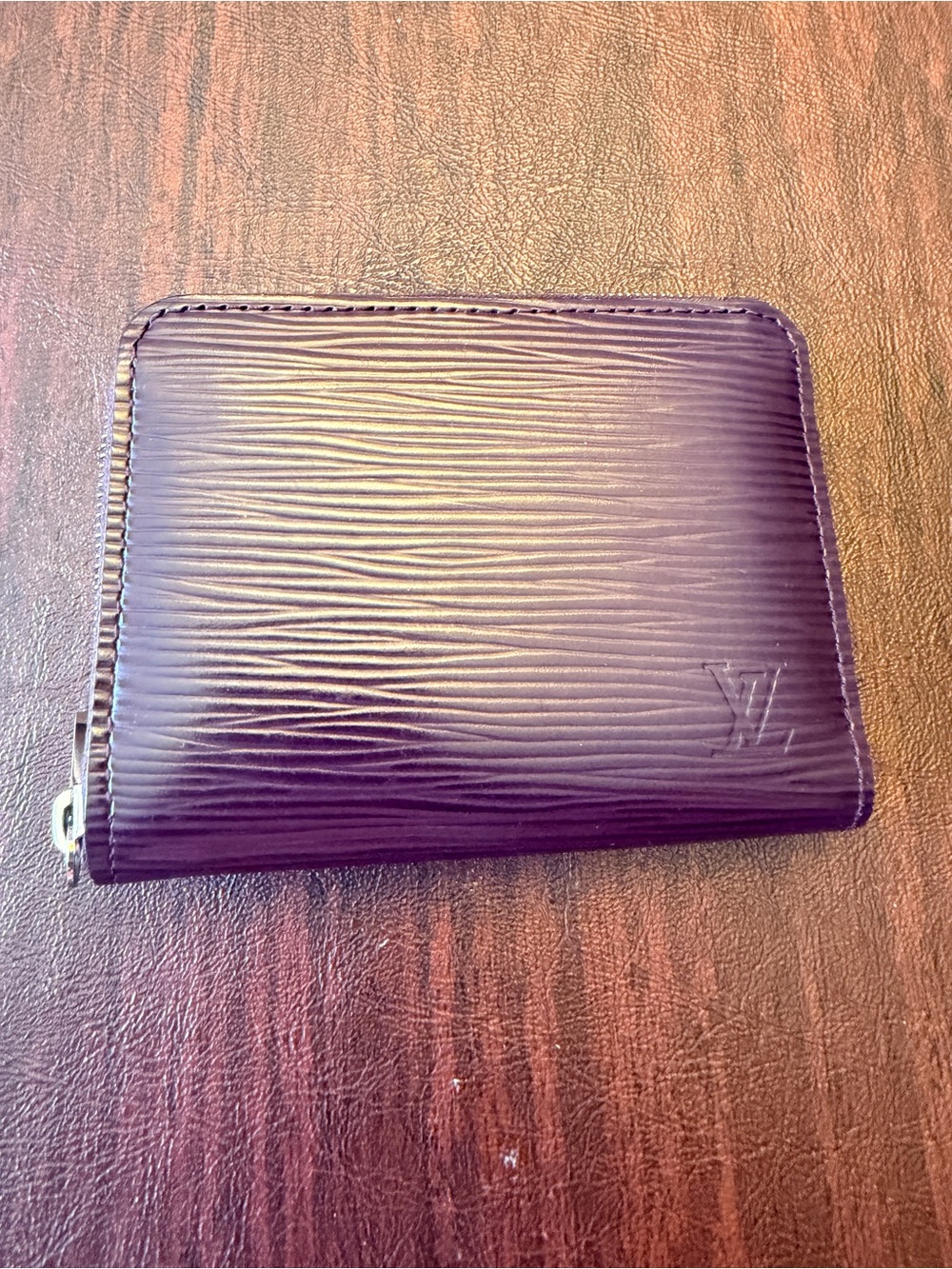 Louis Vuitton Zippy Deep Purple Epi Leather Wallet